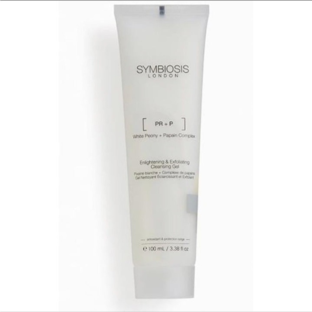 White Matte Cleanser Tube with Sleek Design